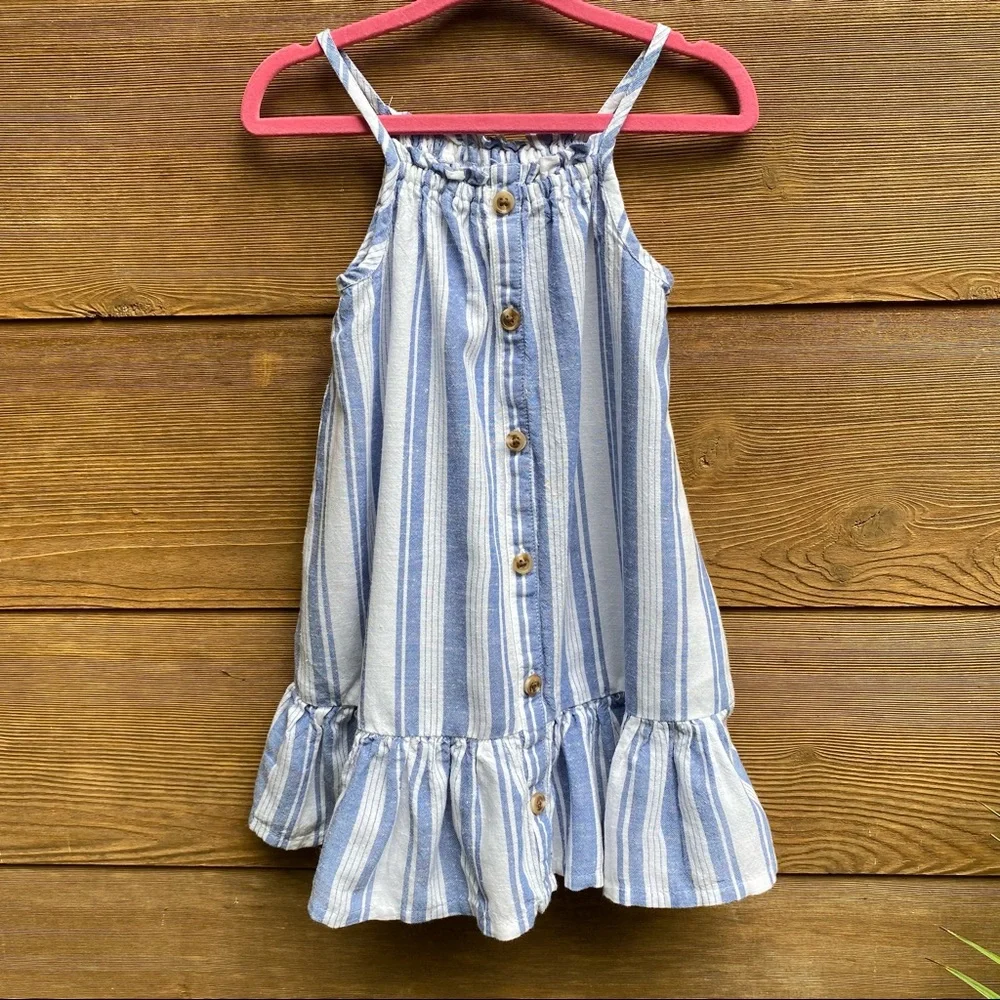 Old Navy Girls Chambray Striped Sundress